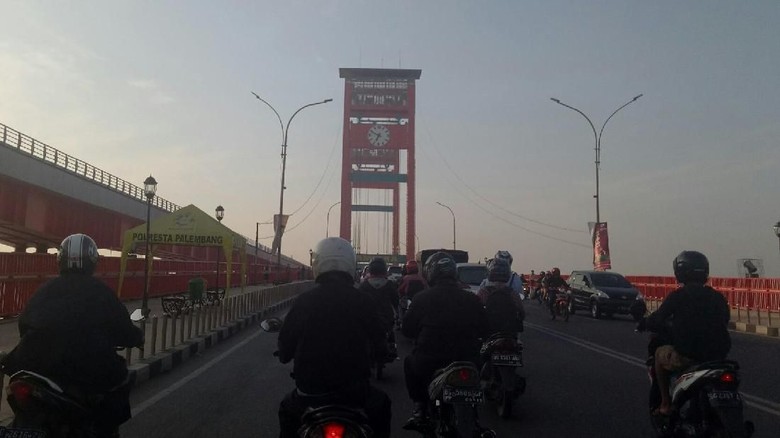 Tak Lagi Tertutup Asap Kebakaran Hutan, Palembang Pagi Ini Cerah