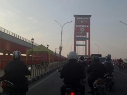 Tak Lagi Tertutup Asap Kebakaran Hutan, Palembang Pagi Ini Cerah