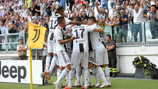 Juventus berhasil meraih kemenangan berkat sepasang gol Cristiano Ronaldo.