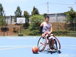 Tembakan Tiga Angka Donald Santoso Dari Kursi Roda