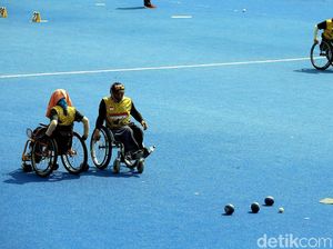 Melihat Latihan Atlet Lawn Bowls Jelang Asian Para Games 2018