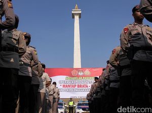 MK Bacakan Putusan Batas Usia Capres-Cawapres Besok, 1.992 TNI-Polri Siaga