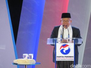 Maruf Amin Hadiri Penutupan Pembekalan Caleg Perindo