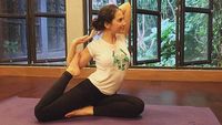 Intip Gaya Olahraga Pevita Pearce Sampai Basah Berkeringat