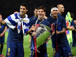 Khusus bagi Barcelona, raksasa Catalan itu bisa merebut treble ketiganya sepanjang sejarah. Sebelumnya Blaugrana pernah merebut tiga gelar utama pada musim 2008/2009 dan 2014/2015. (Foto: Matthias Hangst/Getty Images)