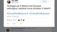 Kocak! Gaya Makan Orang Bekasi dari #crazyrichbekasian