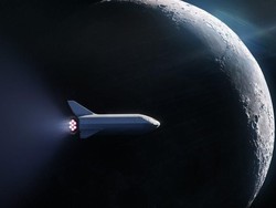 Elon Musk Pamerkan Sosok Roket Starship yang Akan Terbang ke Mars