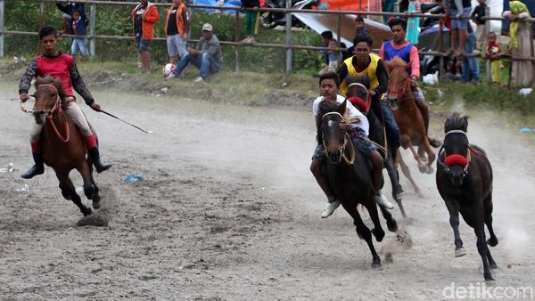 Foto Aksi Keren Para Joki Muda dari Gayo