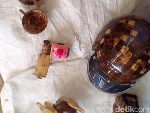 Kerajinan Limbah Batok Kelapa Tembus Pasar Filipina dan Inggris
