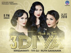 3 Diva Ajak Nostalgia di Konser Back In Time 26 September