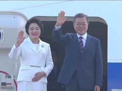 Presiden Korsel Bertolak ke Korut untuk Bertemu Kim Jong Un