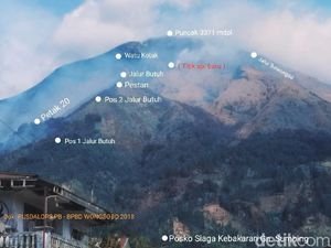 Diguyur Hujan, Kebakaran di Gunung Sumbing Akhirnya Padam