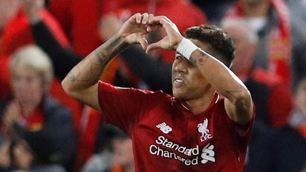 Roberto Firmino sukses mencetak gol kemenangan Liverpool.