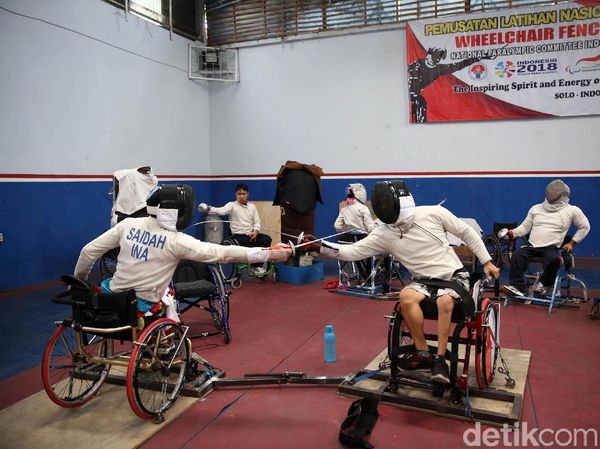 Melihat Persiapan Atlet Anggar Kursi Roda Jelang Asian Para Games