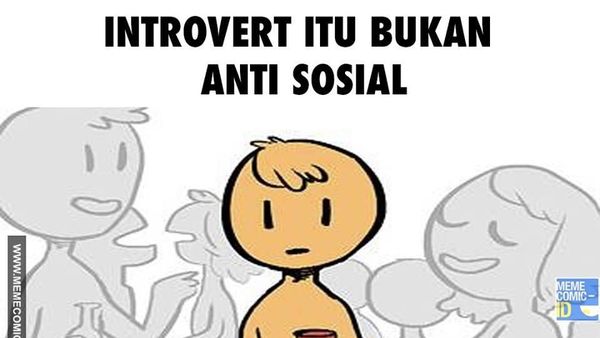 Komik Kocak Ramaikan Ku Kira Aku Introvert, Perasaan Kamu Terwakili?
