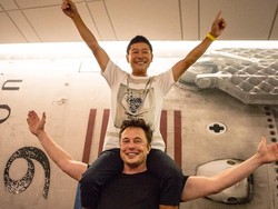 Miliarder Jepang Mau Ajak 8 Orang Pergi ke Bulan Naik Roket SpaceX
