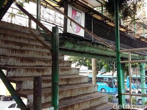 Pemkot Perbaiki JPO Karatan di Pekanbaru yang Telan Korban Jiwa