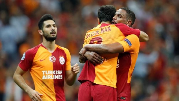 Galatasaray meraih kemenangan meyakinkan atas Lokomotiv Moskow.