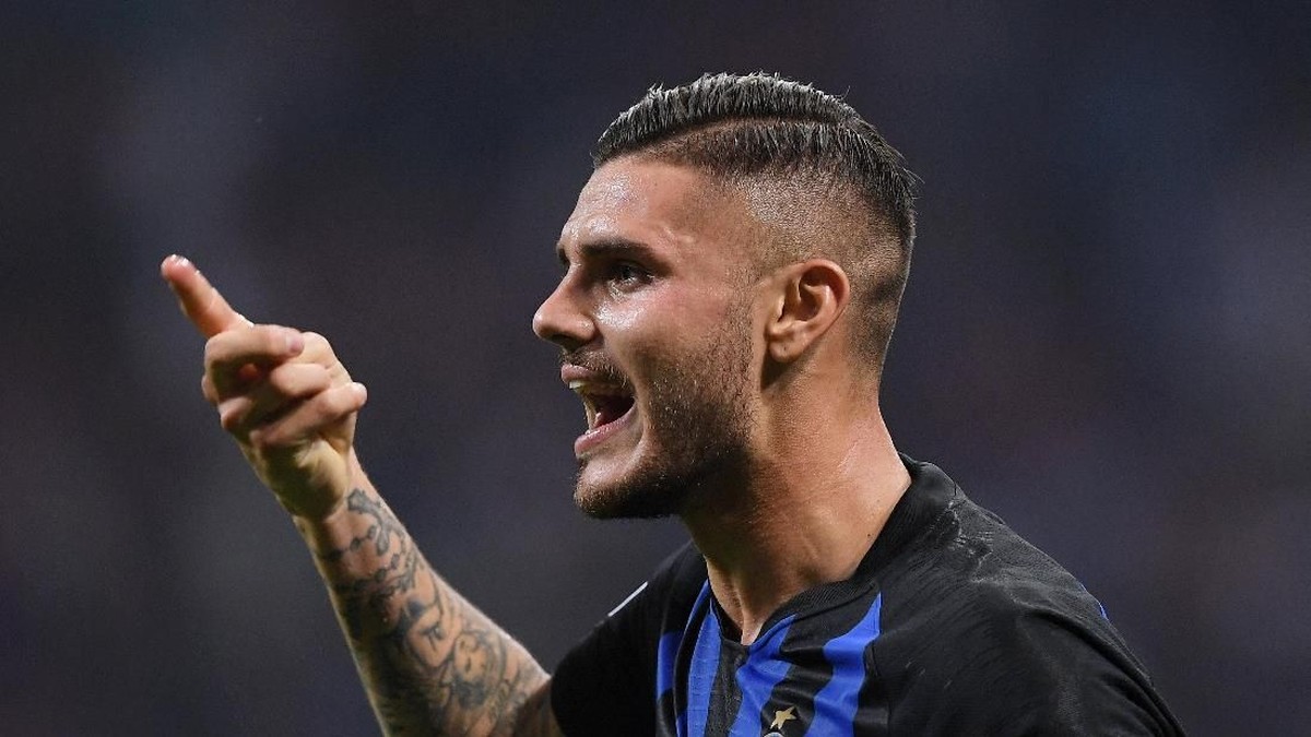 Mauro Icardi akhirnya bikin gol juga musim ini (Alberto Lingria/REUTERS)