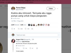 Ramai Ku Kira Aku Introvert, Begini Nih Tandanya Kalau Kamu Introvert