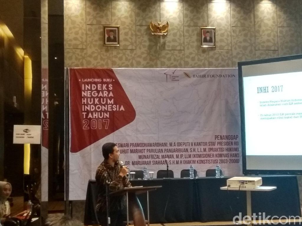 ILR: Indeks Negara Hukum RI Tahun 2017 Naik, tapi Ada Catatan ILR: Indeks Negara Hukum RI Tahun 2017 Naik, tapi Ada Catatan
