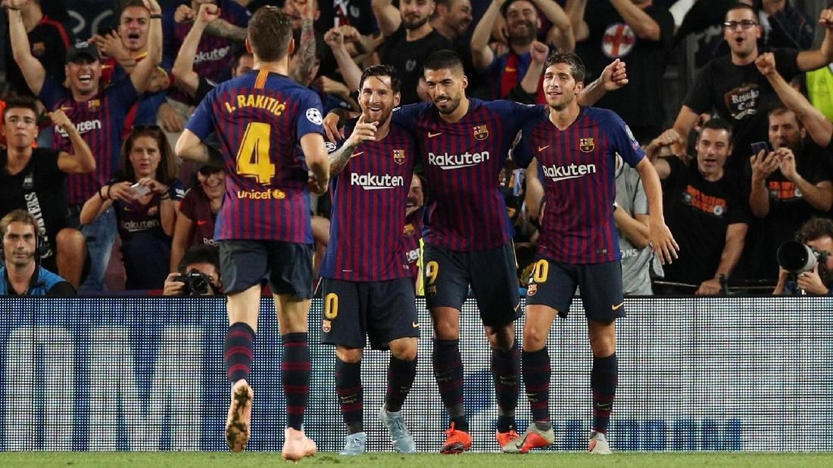 Pemain Barcelona, Lionel Messi. (Foto: Albert Gea/Reuters)