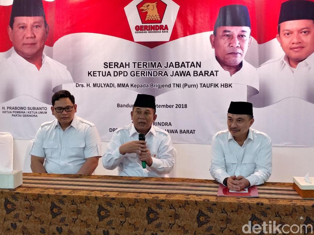Prabowo Tempatkan Purnawirawan Jenderal TNI Pimpin Gerindra Jabar