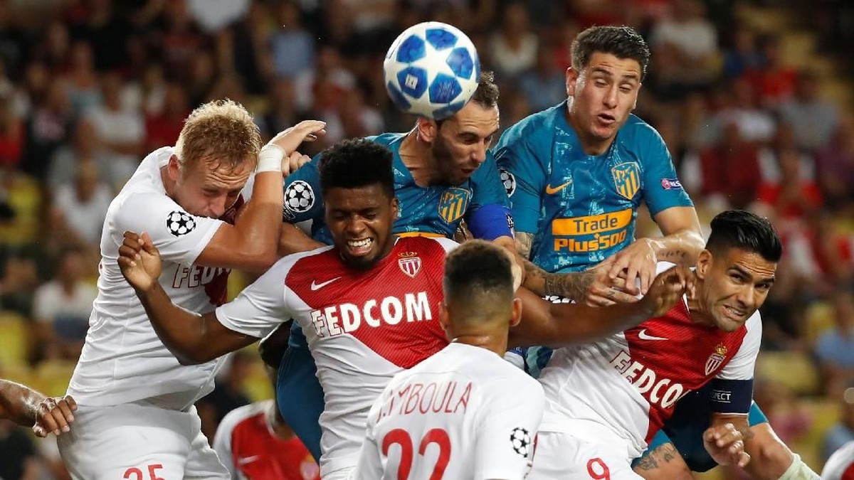 Atletico Madrid menang 2-1 atas AS Monaco di matchday 1 Liga Champions (Foto: Eric Gaillard/Reuters)