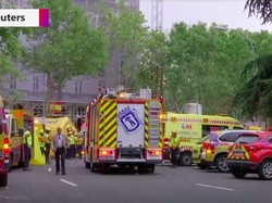 1 Pekerja Tewas Saat Perancah Hotel di Madrid Ambruk