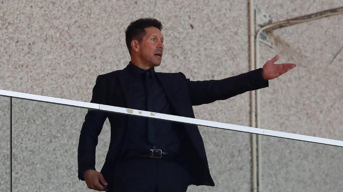 Pelatih Atletico Madrid, Diego Simeone. (Foto: Eric Gaillard/Reuters)