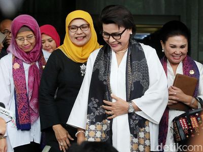 Momen Istri Menteri-menteri Jokowi Bertemu Pimpinan KPK