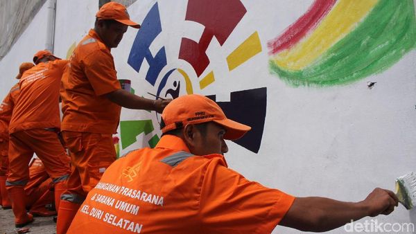 Mural Asian Para Games Mulai Digarap