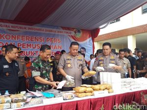 Polisi Musnahkan Barang Bukti Narkoba Senilai Rp 28 M