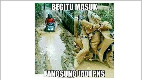 Meme Lucu Daftar CPNS