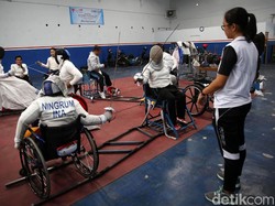 Intip Tempat Latihan Cabor Anggar Kursi Roda
