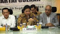 Ketum Golkar Beri Keterangan Perihal Pembahasan RAPBN 2019