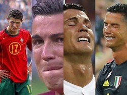 Ronaldo sudah nangis di mana-mana. (Foto: Twitter)