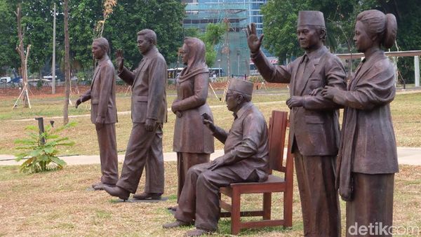 7 Patung Presiden di Hutan Kota GBK, Mirip Nggak dengan Aslinya?
