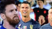 Ronaldo sedih, Lionel Messi pun ikut sedih. (Foto: Twitter)