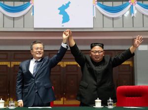 Begini Potret Mesranya Pemimpin Korsel dan Korut Begini Potret Mesranya Pemimpin Korsel dan Korut