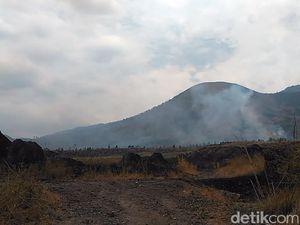 Cuca Panas Sebabkan Kebakaran Lahan 3 Hutan dan 5 Gunung di Garut