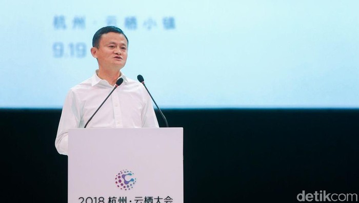Jack Ma berencana untuk membangun sebuah institusi pendidikan untuk menggembleng para pengusaha bidang teknologi di Indonesia. Foto: Rachmatunnisa/detikcom
