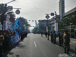 Pelantikan Kepala Daerah, Jalan Asia Afrika Ditutup Sementara