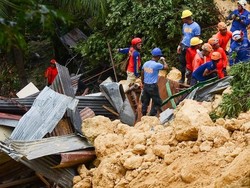 Korban Longsor Filipina Kirim Pesan Minta Tolong dari Reruntuhan