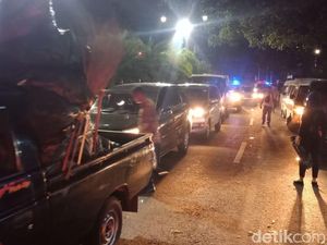 Pengundian Nomor Urut Capres Usai, Jalan Depan KPU Dibuka