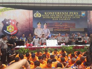 Ribuan Tersangka Diamankan Polda Jatim dalam Operasi Sikat Semeru Ribuan Tersangka Diamankan Polda Jatim dalam Operasi Sikat Semeru