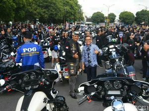 Mampir Banyuwangi, Club Harley Davidson Diajak Goyang Dayung