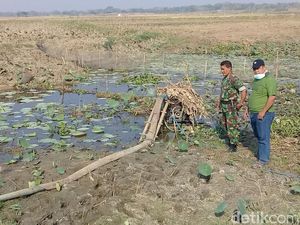 Kekeringan, Volume Air di Waduk Lamongan Tersisa 3 Persen Kekeringan, Volume Air di Waduk Lamongan Tersisa 3 Persen