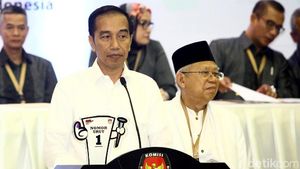 Momen Jokowi Tunjukkan Nomor Urut 1