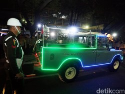 Ini Land Rover Klasik Tunggangan Jokowi-Maruf ke KPU